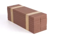 BigBox C6 - WPC Terrassendielen Kastanie 16 Stk. - 21x80x500 mm und Verbinder - Image 3
