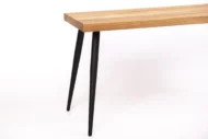Couchtisch 40×80 cm, schwarze Beine - Image 3