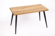 Couchtisch 40×80 cm, schwarze Beine
